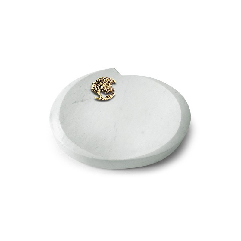 Grabstein Baroque/Omega Marmor Baum 1 (Bronze)