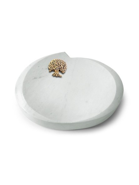 Grabstein Baroque/Omega Marmor Baum 3 (Bronze)