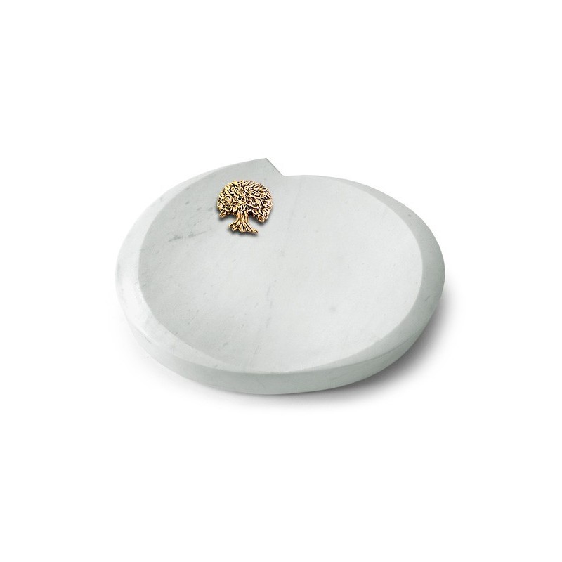 Grabstein Baroque/Omega Marmor Baum 3 (Bronze)