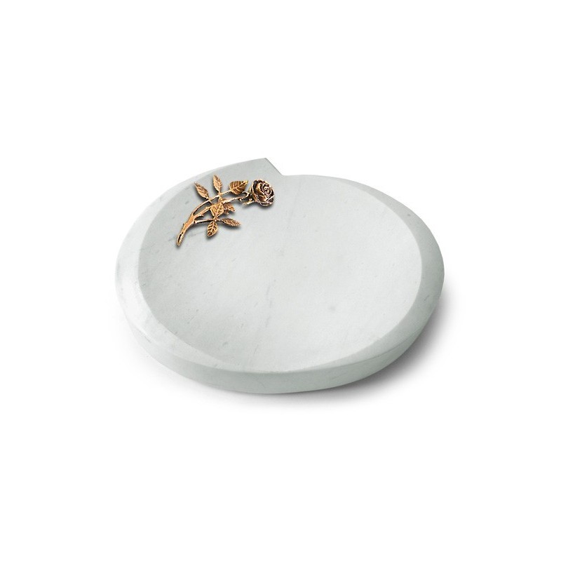 Grabstein Baroque/Omega Marmor Rose 6 (Bronze)