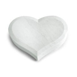 Grabstein Coeur/Omega Marmor (ohne Ornament)