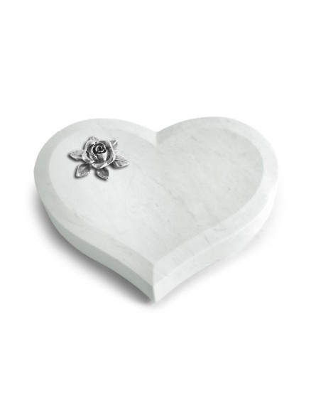 Grabstein Coeur/Omega Marmor Rose 4 (Alu)
