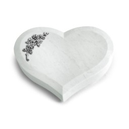 Grabstein Coeur/Omega Marmor Rose 5 (Alu)