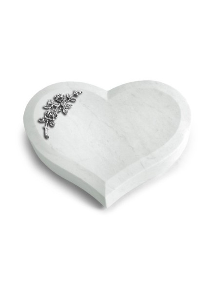 Grabstein Coeur/Omega Marmor Rose 5 (Alu)