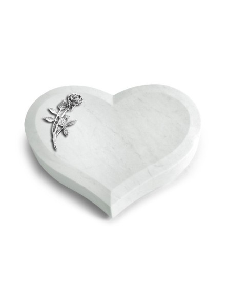 Grabstein Coeur/Omega Marmor Rose 6 (Alu)