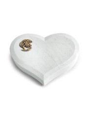 Grabstein Coeur/Omega Marmor Baum 1 (Bronze)