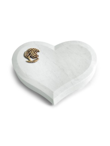 Grabstein Coeur/Omega Marmor Baum 1 (Bronze)