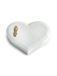 Grabstein Coeur/Omega Marmor Maria (Bronze)