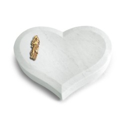 Grabstein Coeur/Omega Marmor Maria (Bronze)