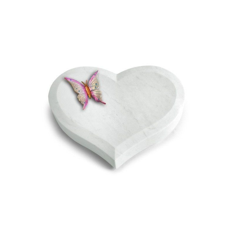 Grabstein Coeur/Omega Marmor Papillon 1 (Color)