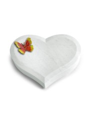 Grabstein Coeur/Omega Marmor Papillon 2 (Color)