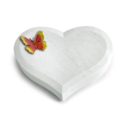 Grabstein Coeur/Omega Marmor Papillon 2 (Color)