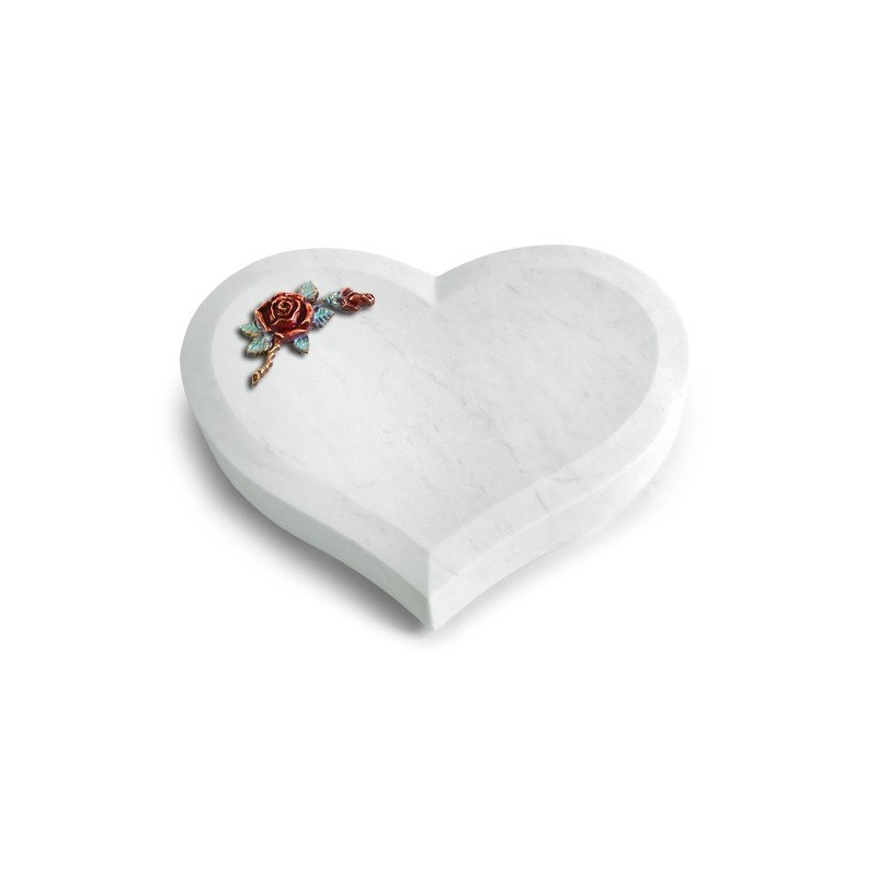 Grabstein Coeur/Omega Marmor Rose 1 (Color)