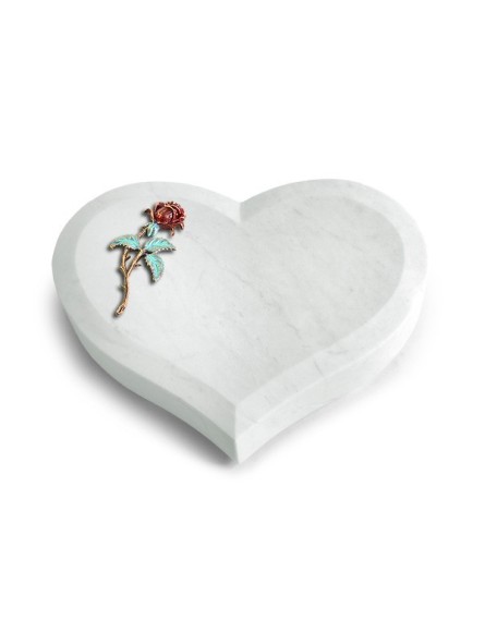 Grabstein Coeur/Omega Marmor Rose 2 (Color)