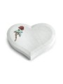 Grabstein Coeur/Omega Marmor Rose 2 (Color)