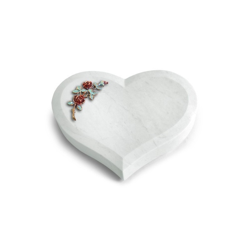 Grabstein Coeur/Omega Marmor Rose 3 (Color)