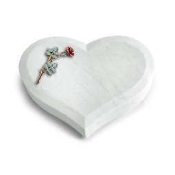 Grabstein Coeur/Omega Marmor Rose 4 (Color)