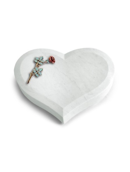 Grabstein Coeur/Omega Marmor Rose 4 (Color)