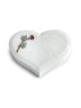 Grabstein Coeur/Omega Marmor Rose 4 (Color)
