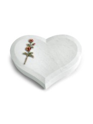 Grabstein Coeur/Omega Marmor Rose 6 (Color)