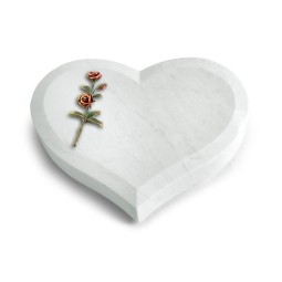 Grabstein Coeur/Omega Marmor Rose 6 (Color)