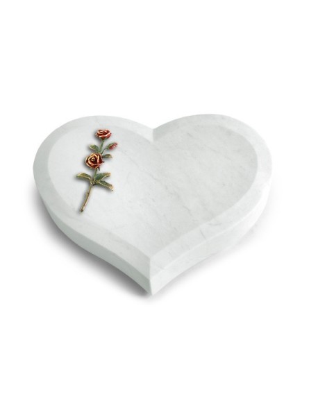 Grabstein Coeur/Omega Marmor Rose 6 (Color)