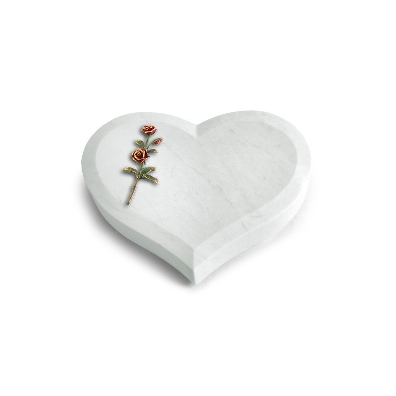 Grabstein Coeur/Omega Marmor Rose 6 (Color)