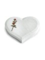 Grabstein Coeur/Omega Marmor Rose 6 (Color)