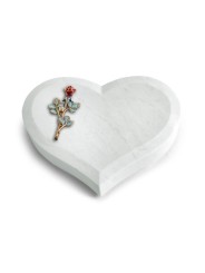 Grabstein Coeur/Omega Marmor Rose 7 (Color)