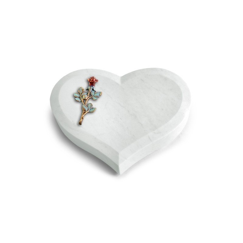 Grabstein Coeur/Omega Marmor Rose 7 (Color)