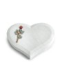 Grabstein Coeur/Omega Marmor Rose 7 (Color)