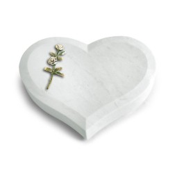 Grabstein Coeur/Omega Marmor Rose 8 (Color)