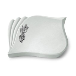 Grabstein Eterna/Omega Marmor Ähren 1 (Alu)