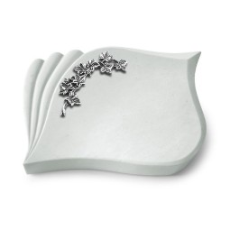 Grabstein Eterna/Omega Marmor Efeu (Alu)