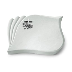 Grabstein Eterna/Omega Marmor Kreuz 1 (Alu)