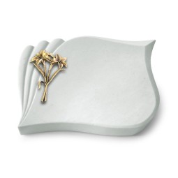 Grabstein Eterna/Omega Marmor Lilie (Bronze)