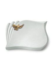 Grabstein Eterna/Omega Marmor Taube (Bronze)