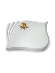 Grabstein Eterna/Omega Marmor Rose 4 (Bronze)