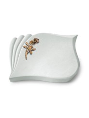 Grabstein Eterna/Omega Marmor Rose 6 (Bronze)