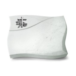 Grabstein Firenze/Omega Marmor Kreuz 1 (Alu)