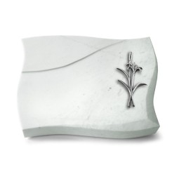 Grabstein Firenze/Omega Marmor Lilienzweig (Alu)