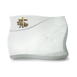 Grabstein Firenze/Omega Marmor Kreuz 1 (Bronze)