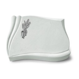 Grabstein Memory/Omega Marmor Ähren 1 (Alu)