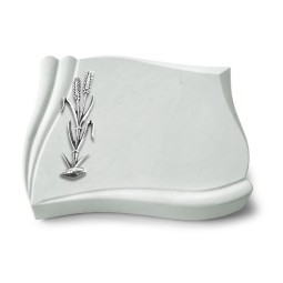 Grabstein Memory/Omega Marmor Ähren 2 (Alu)