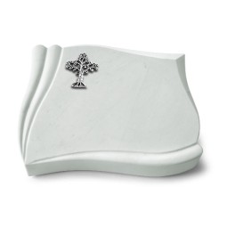 Grabstein Memory/Omega Marmor Baum 2 (Alu)