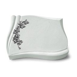 Grabstein Memory/Omega Marmor Efeu (Alu)