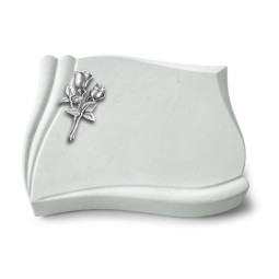 Grabstein Memory/Omega Marmor Rose 11 (Alu)