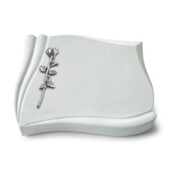 Grabstein Memory/Omega Marmor Rose 12 (Alu)