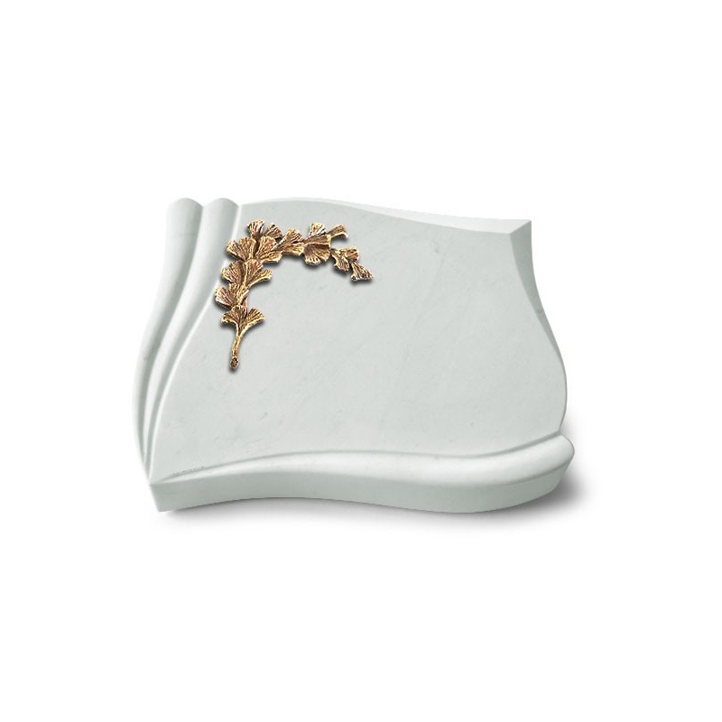 Grabstein Memory/Omega Marmor Gingozweig 2 (Bronze)