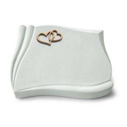 Grabstein Memory/Omega Marmor Herzen (Bronze)